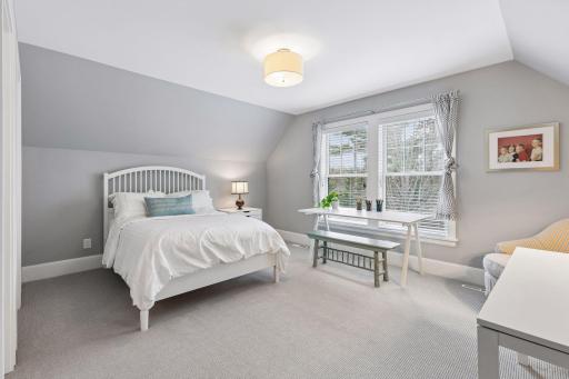 Third bedroom is located on the upper level
