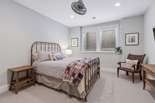 Fourth bedroom is located on the lower level