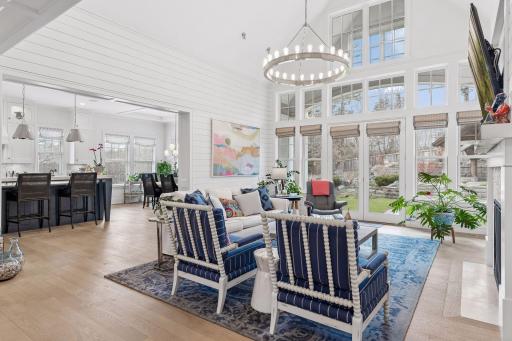 Open-concept living area