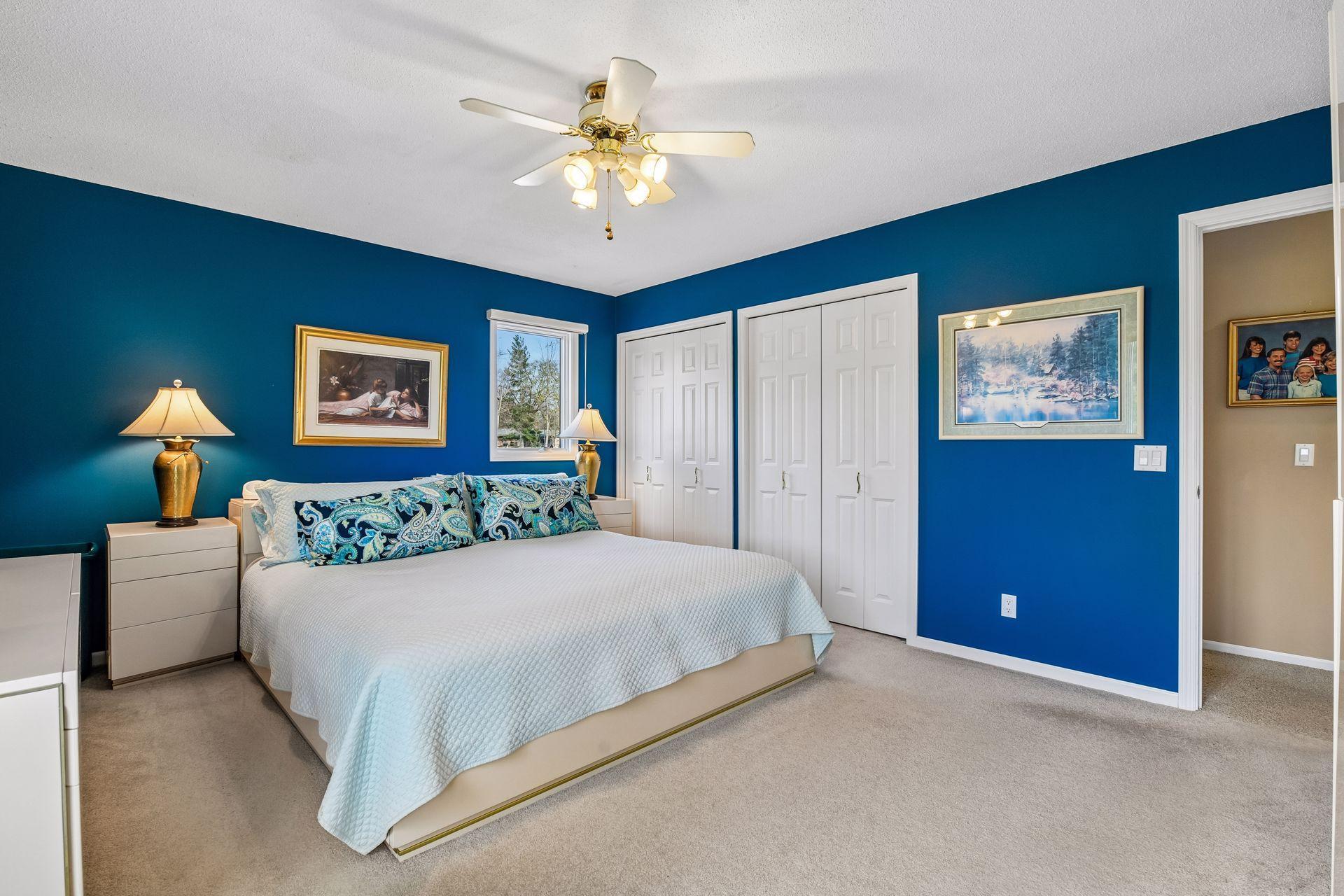 Double closets with organizers