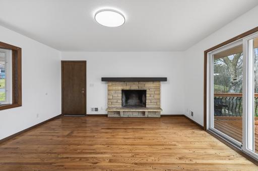 Beautiful refinished hardwood floors