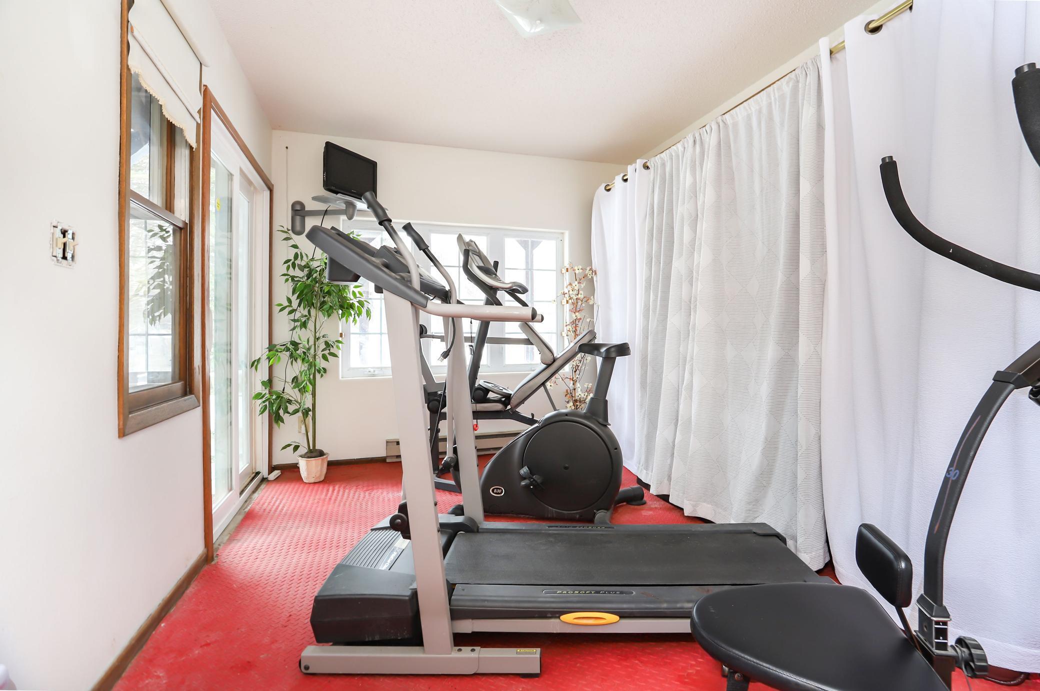 Storage and Patio Door