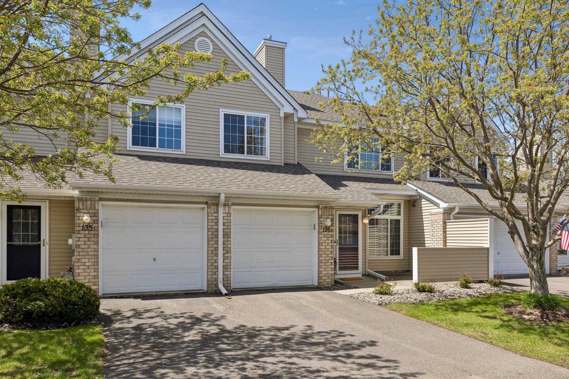 Two spacious bedrooms and an attached 1-car garage