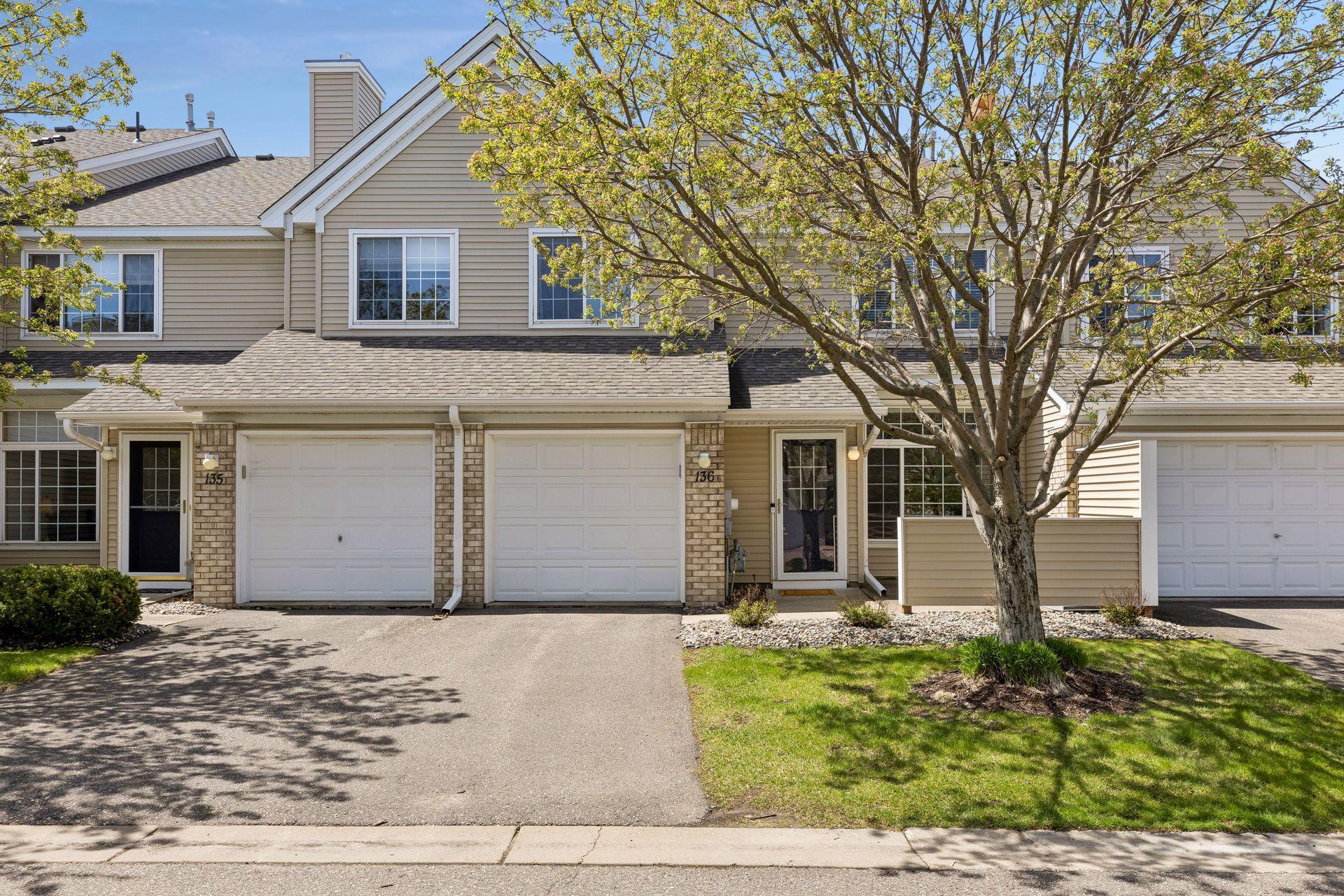 The HOA takes care of lawn care and snow removal for a carefree lifestyle