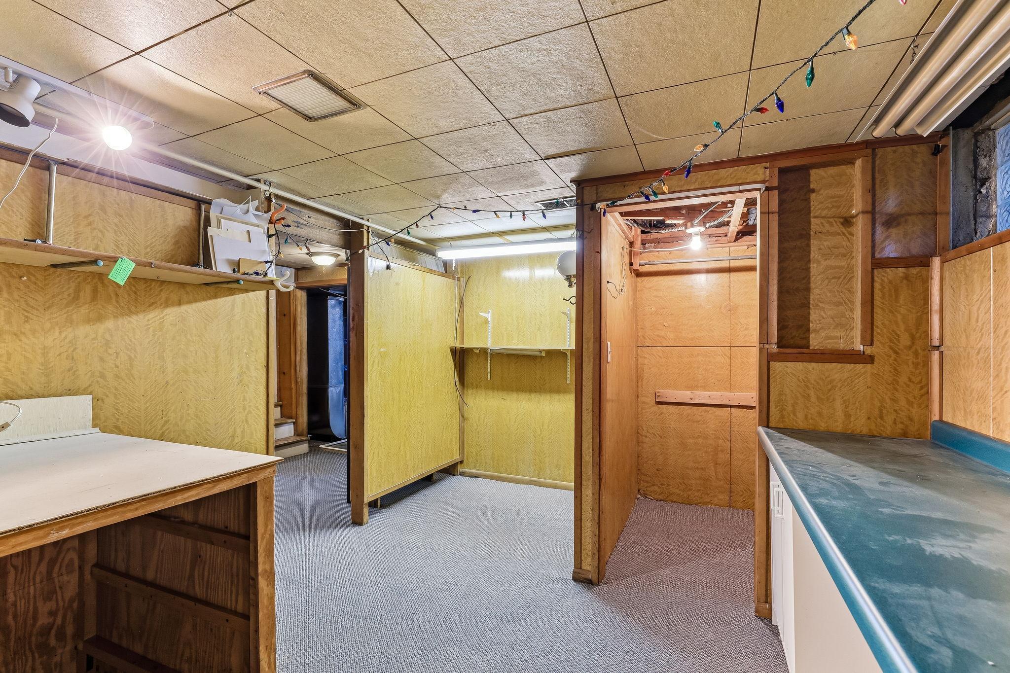 Space in lower level