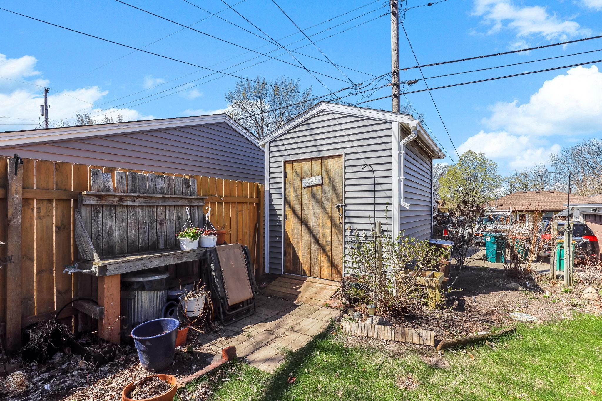 Perfect spot with storage for Gardening