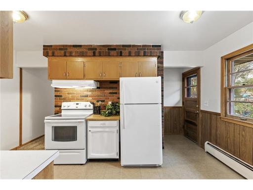 Unit 2 Kitchen Brick Backsplash is a Nice Touch