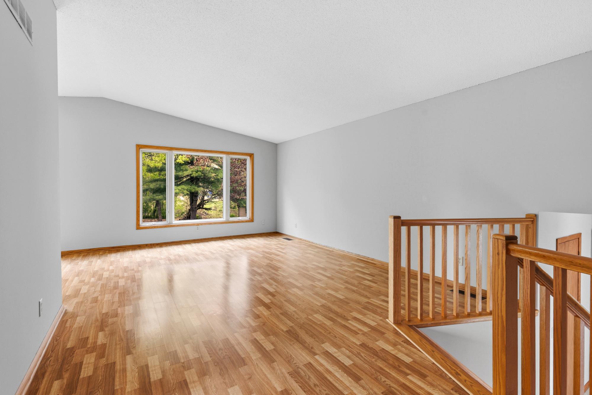 Bright, open living room