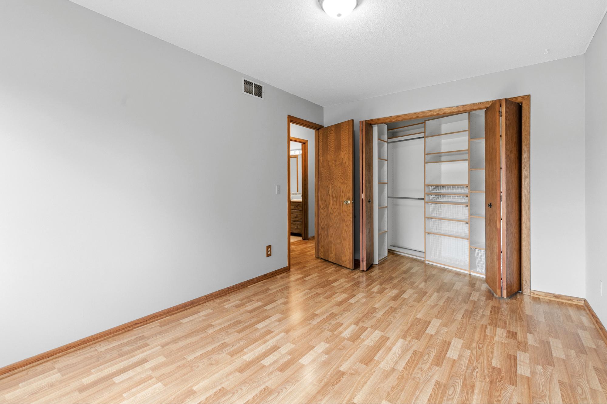 Each bedroom has closet organization system!