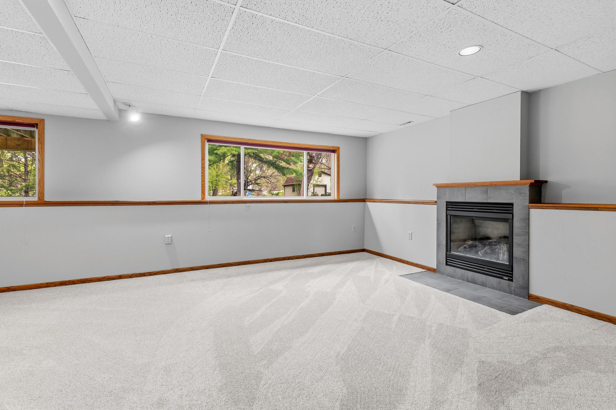Lower level family room