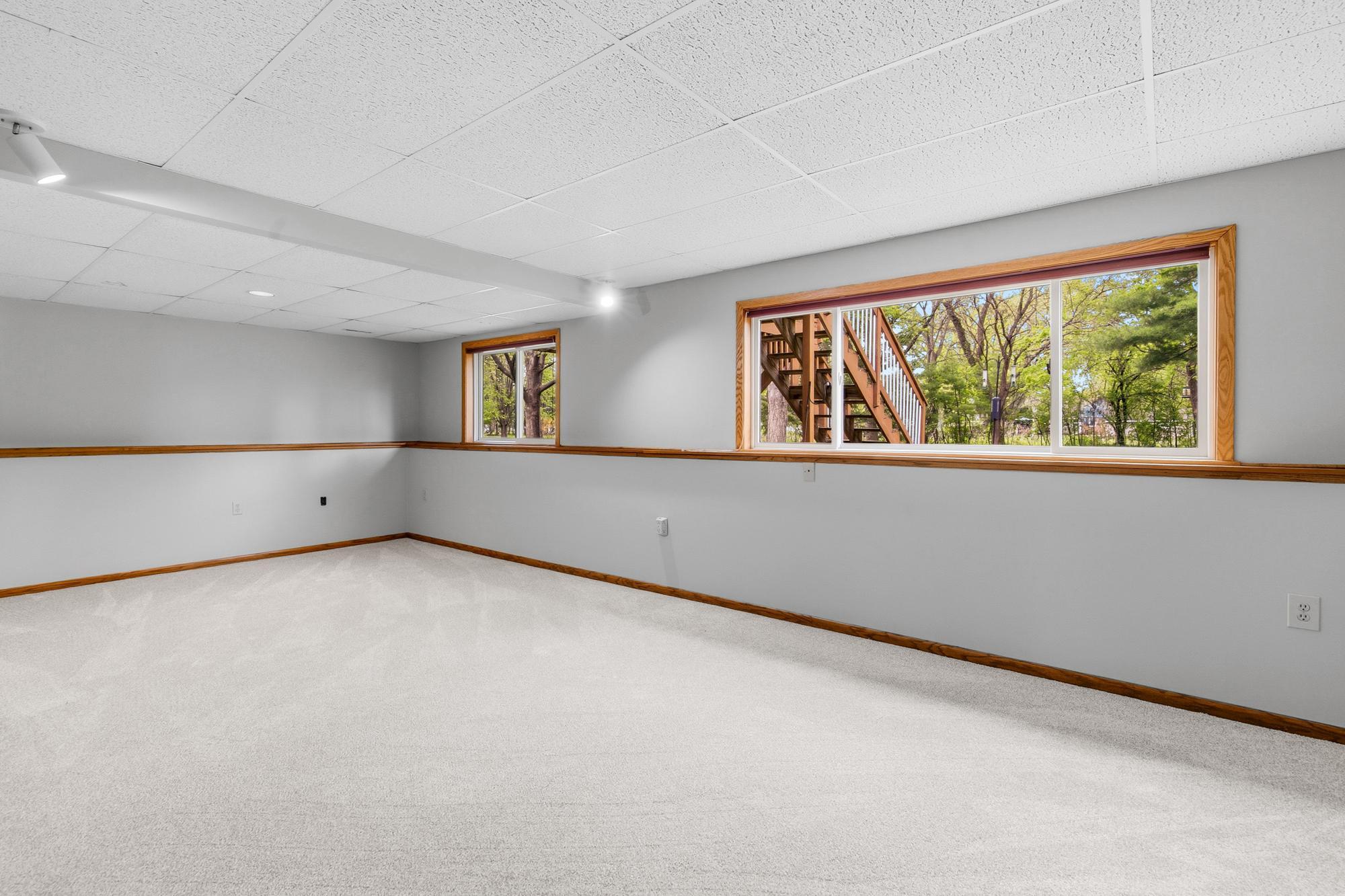Plenty of space for entertaining, play room etc.