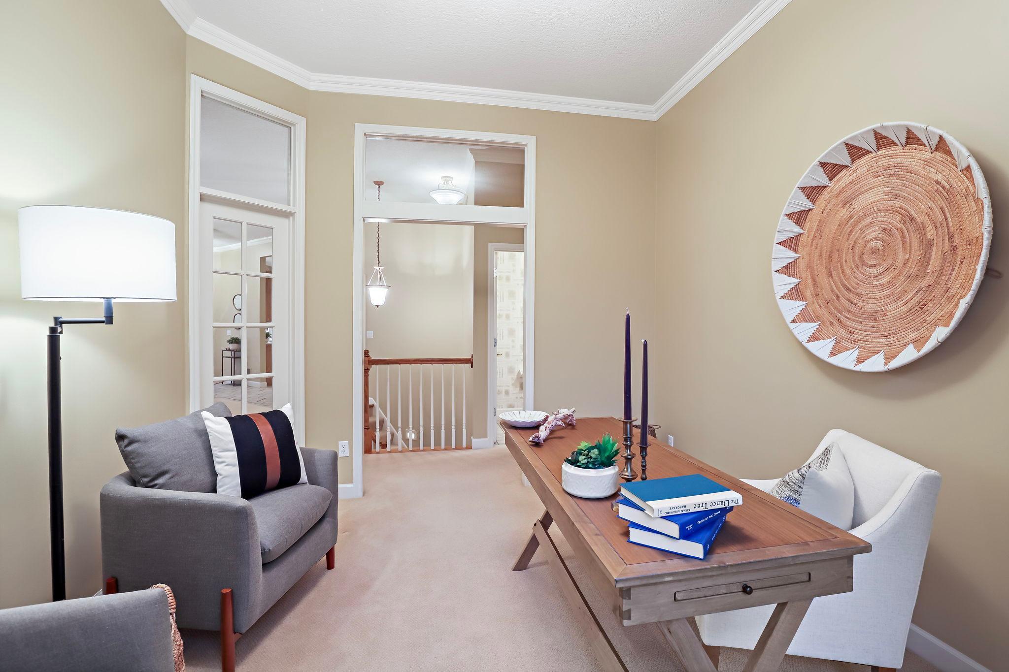 Main level office or den.