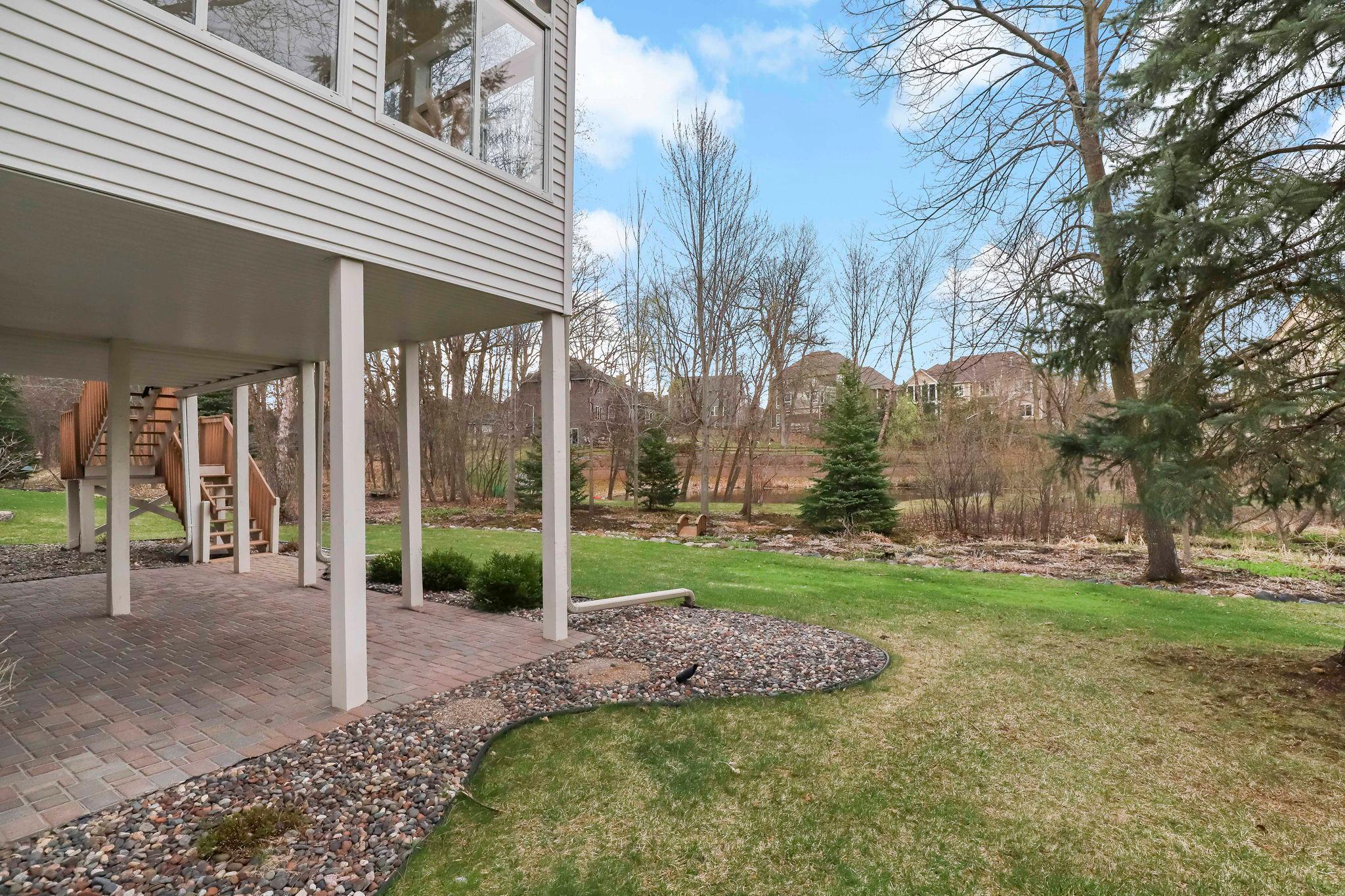Garden entertaining space.
