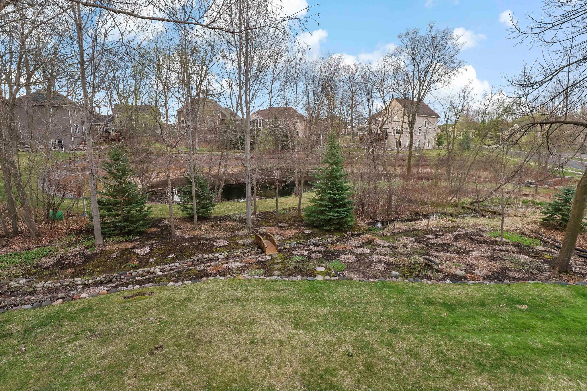 Pond view.