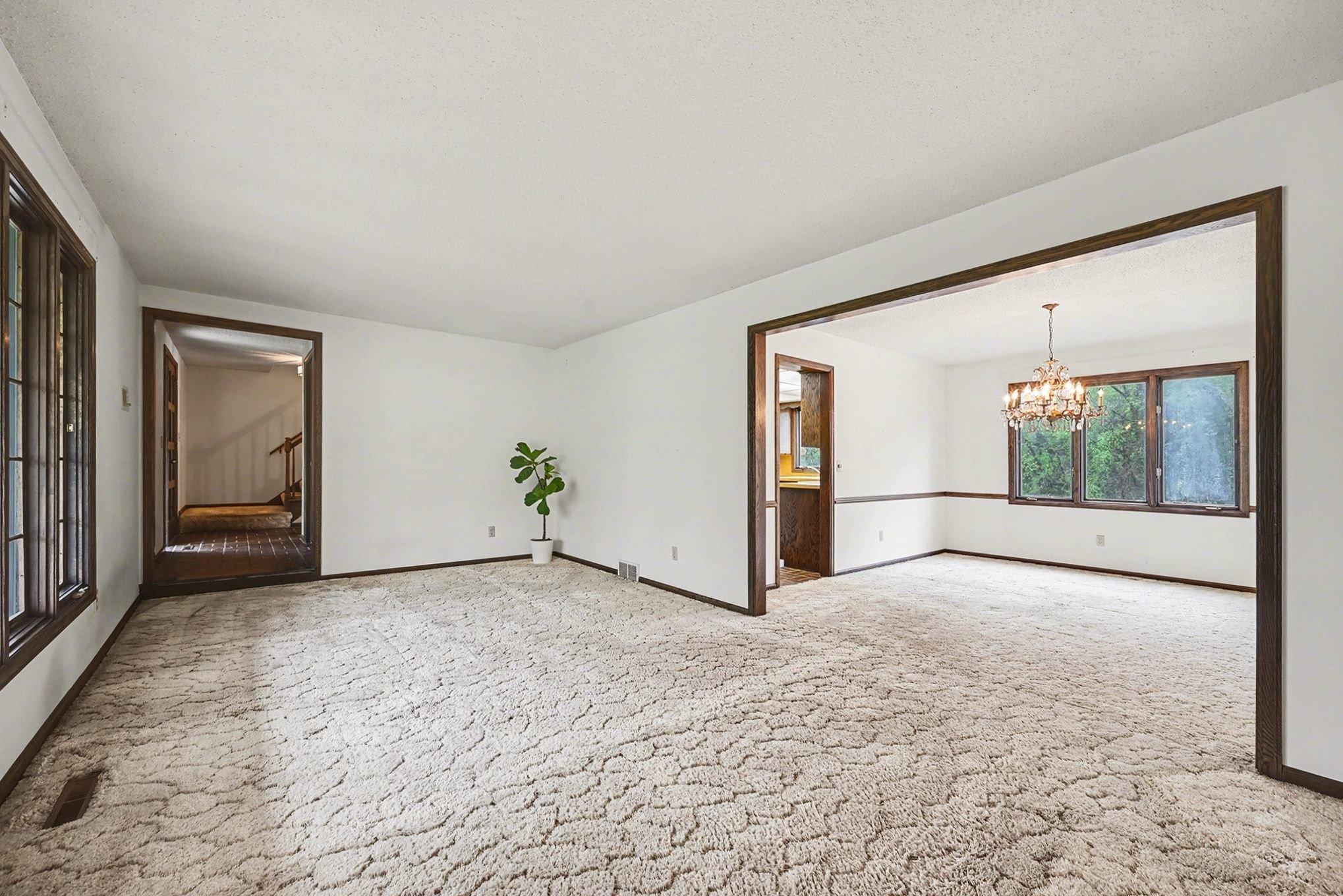 Front entry leads to formal living room