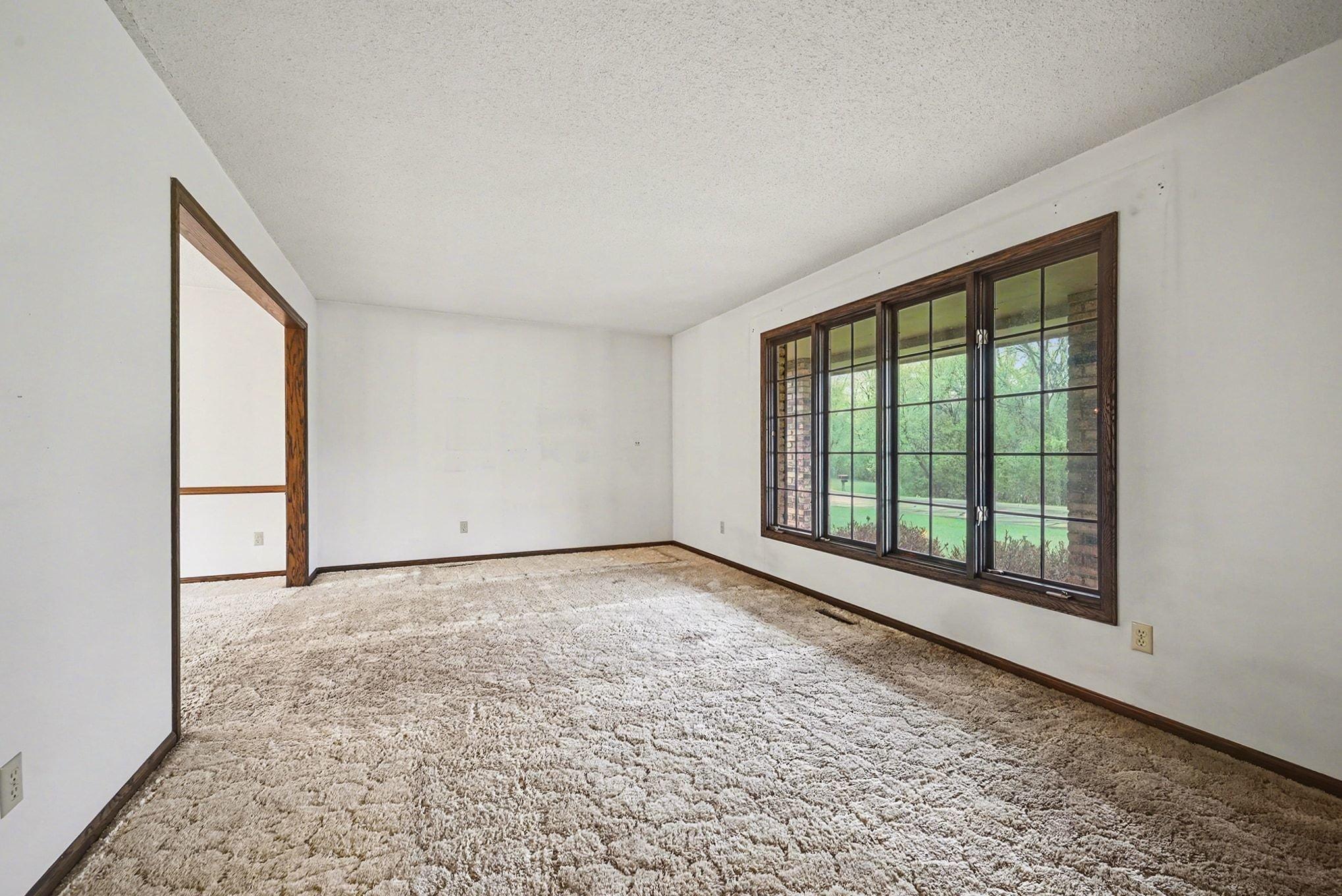 Living room east facing window for lots of nature light