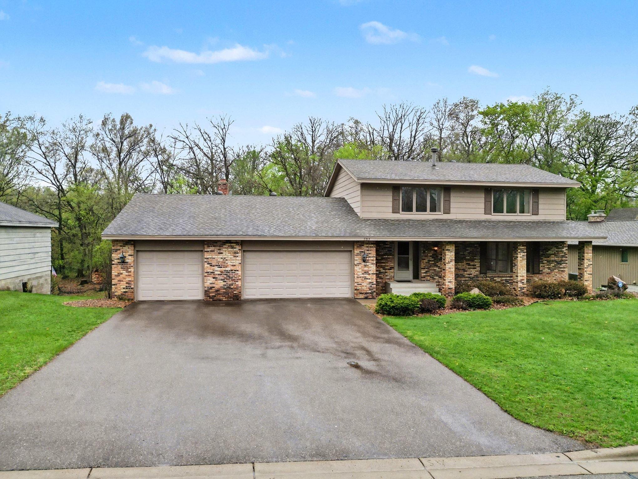 3 car garage w/ workshop