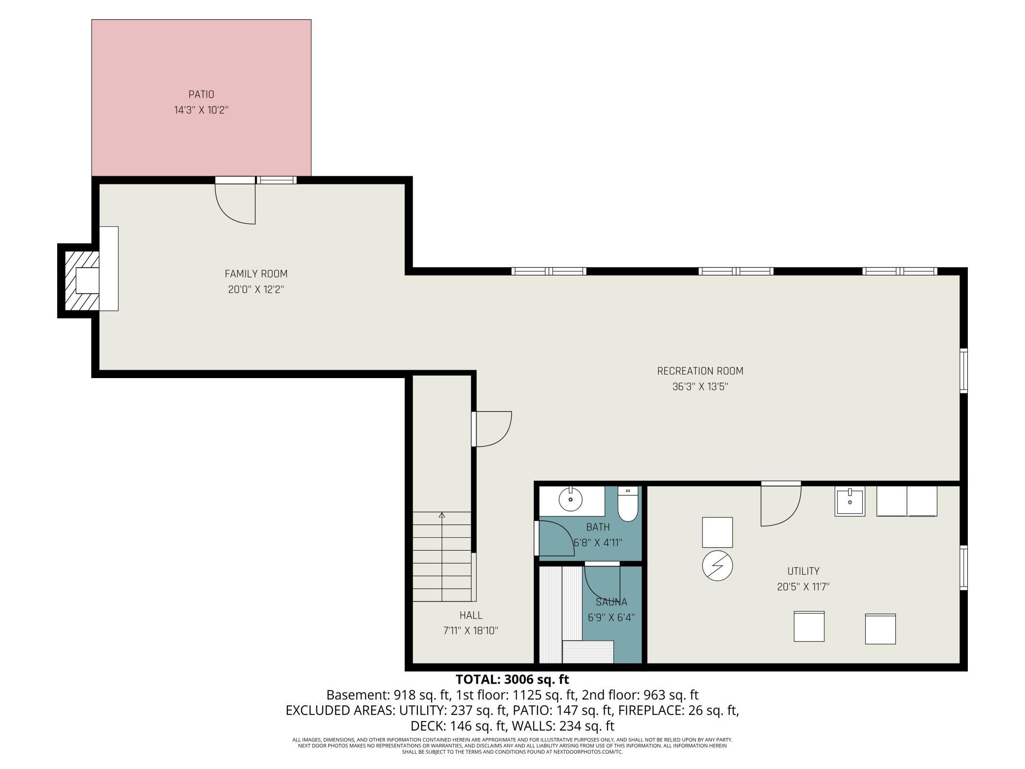 Walk-out basement