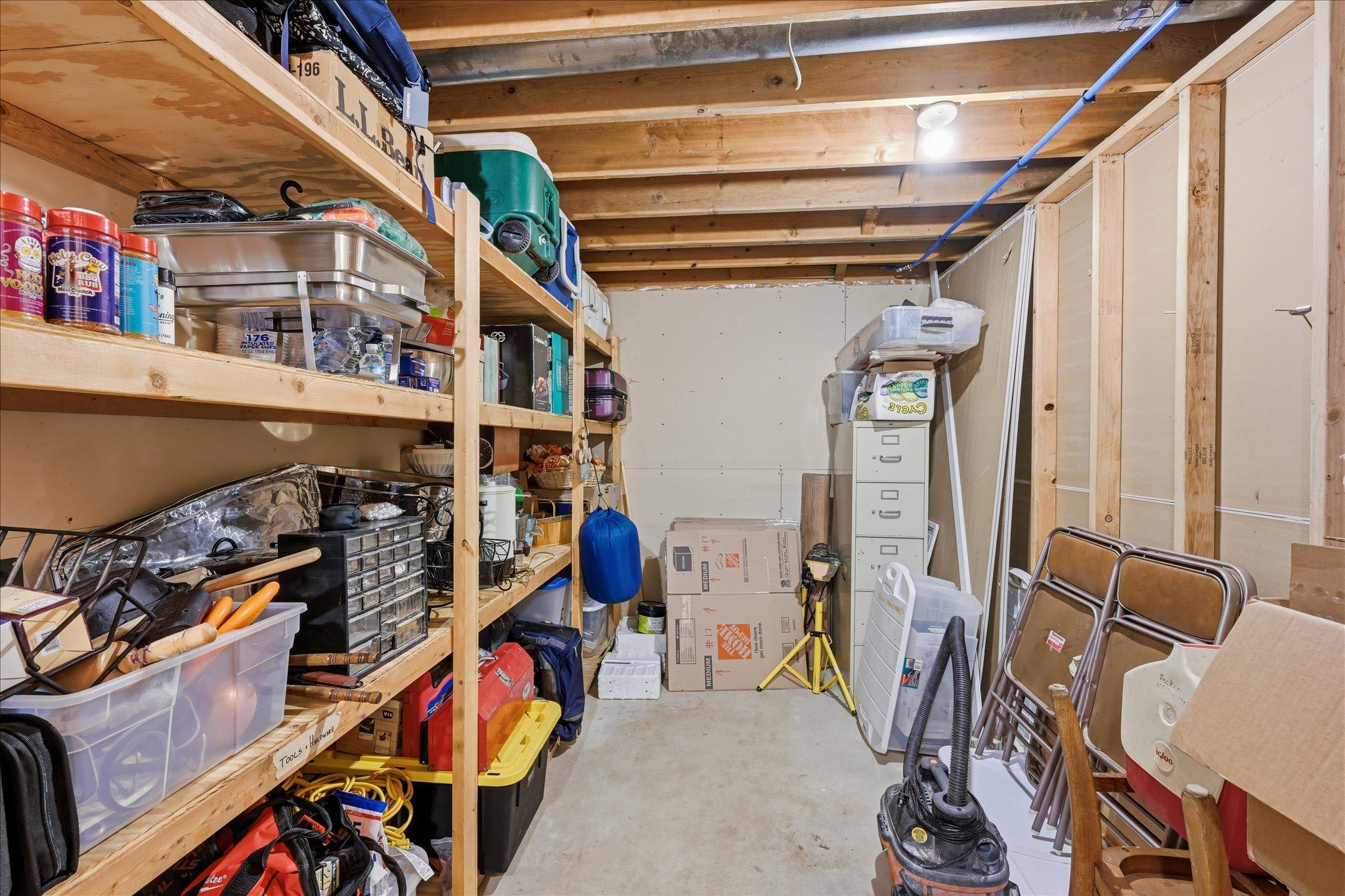 Huge storage space for all your needs.