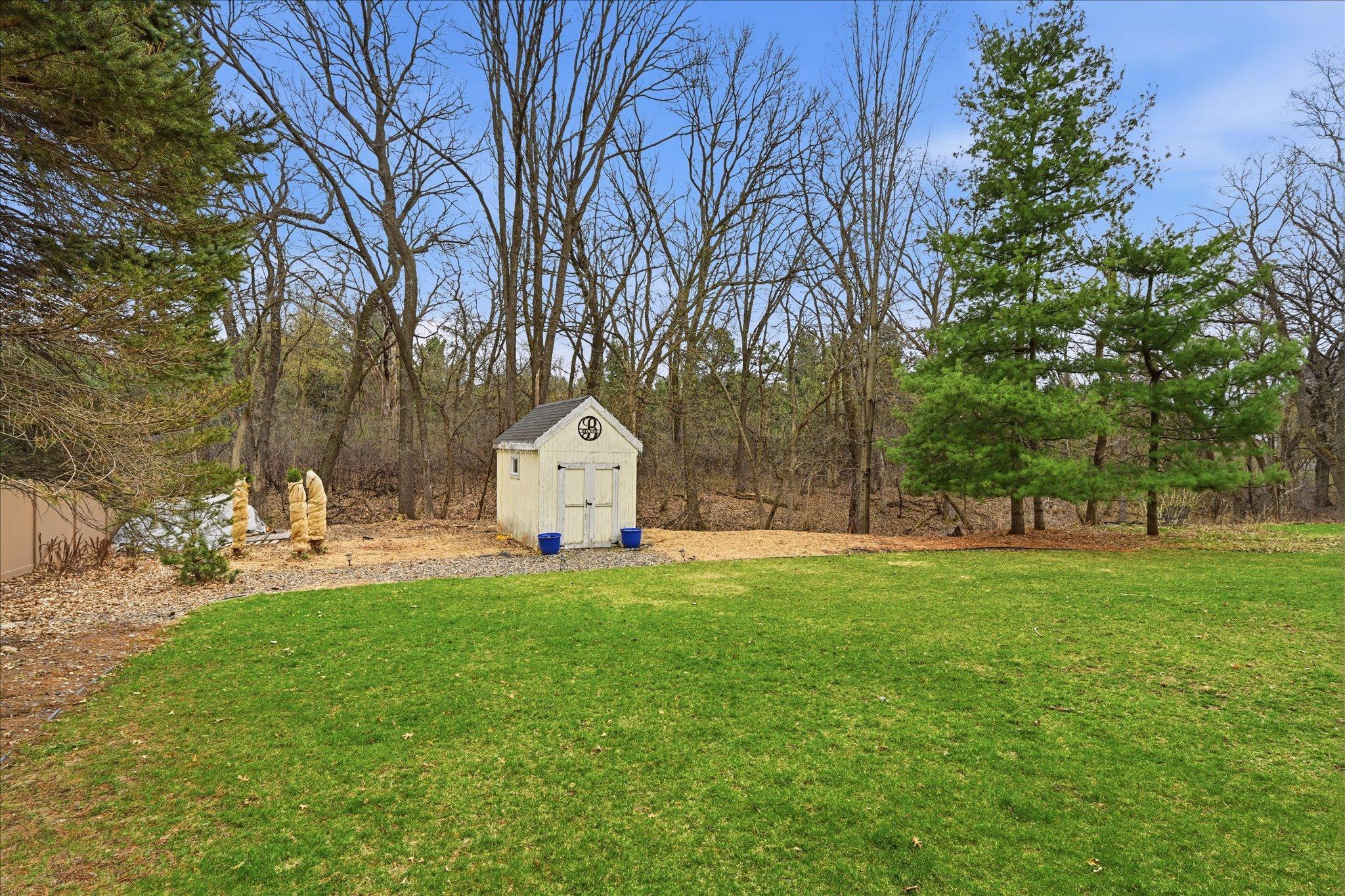 No neighbor's behind you offering unmatched privacy.