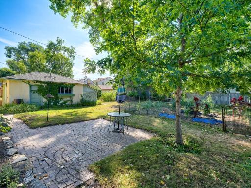 27 - Backyard is a gardener's dream space.