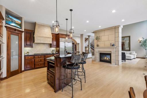 A spacious center island, premium appliances, and stunning craftsmanship throughout.