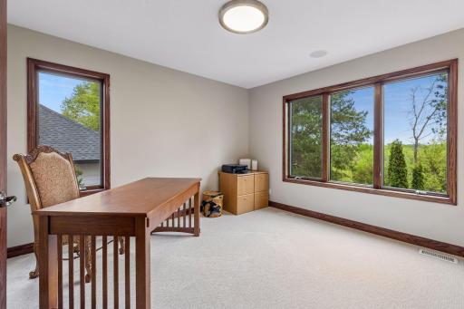 Inspiring views, create a refined space for work, focus, and quiet retreat.