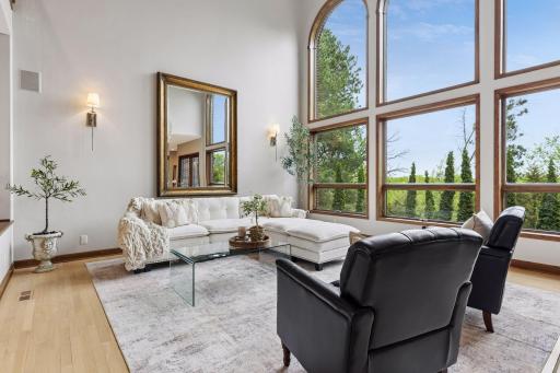 Soaring ceilings and endless natural light.