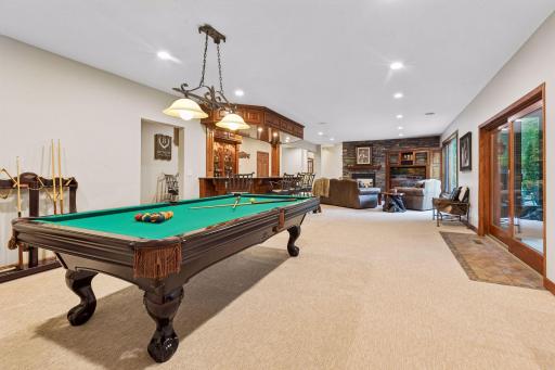 The lower level was thoughtfully designed.