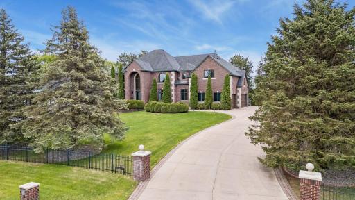 Extraordinary fully brick custom estate.