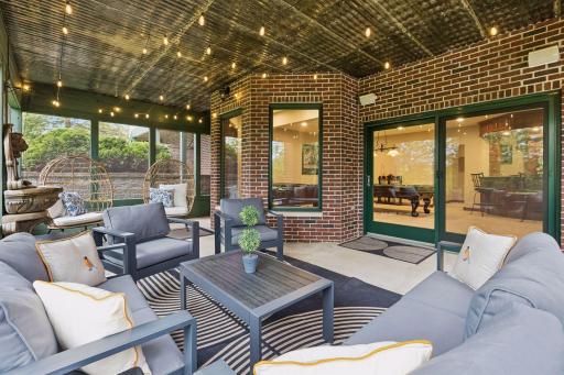 This space is already wired for a future hot tub, creating the perfect indoor-outdoor retreat.