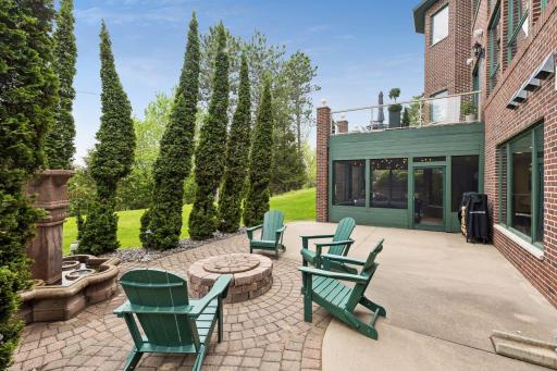 A beautifully designed patio creates the perfect setting for relaxing evenings, outdoor gatherings, and peaceful moments surrounded by nature.