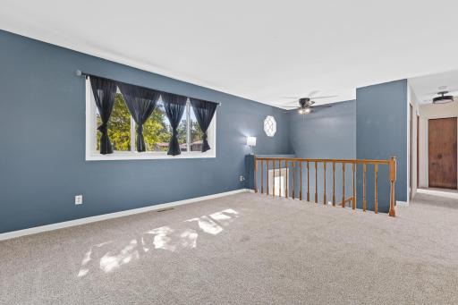 This refreshed split-entry home offers 3 bedrooms and 2 bathrooms with fresh paint and new carpet throughout.