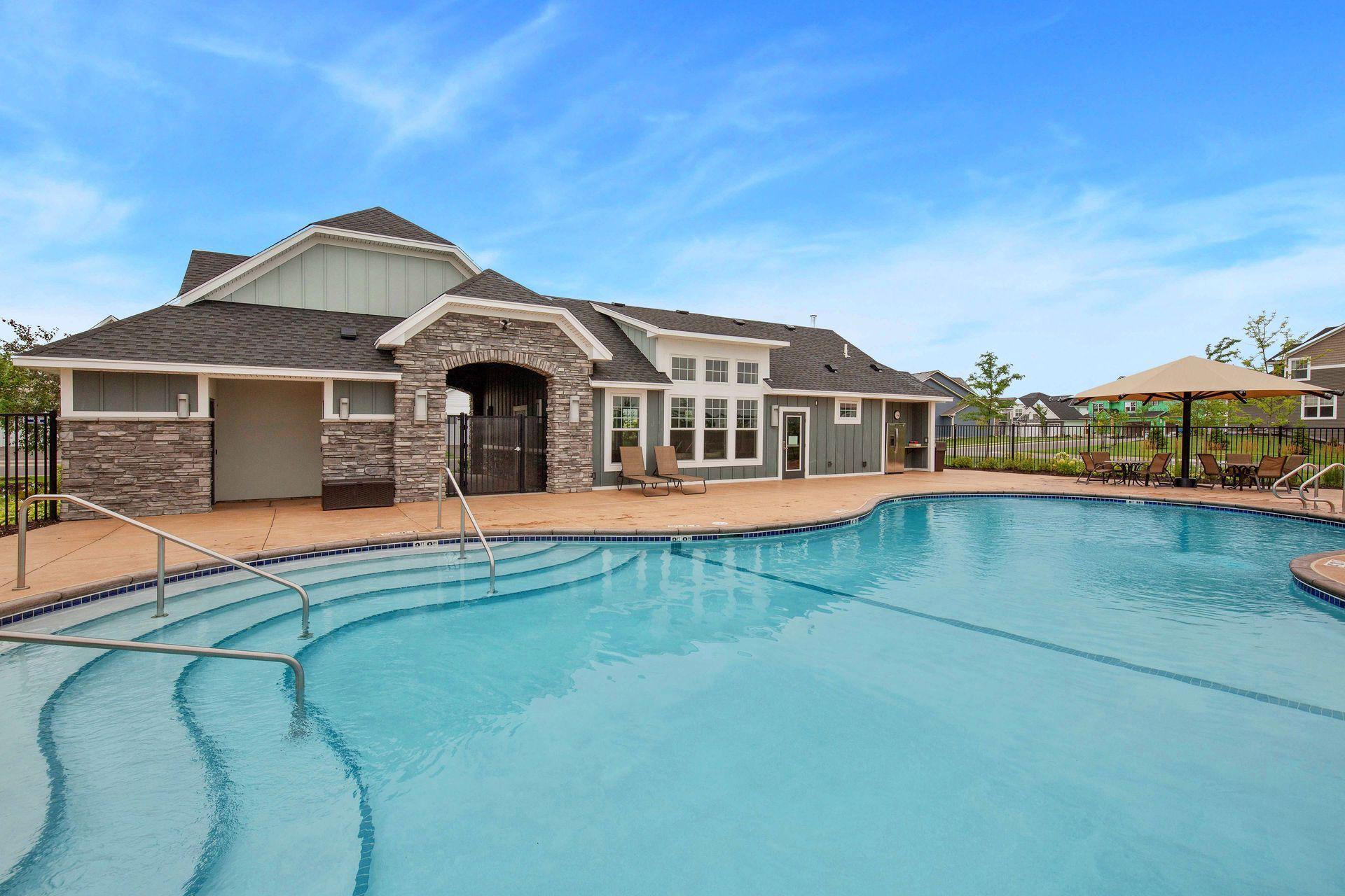 Large community pool