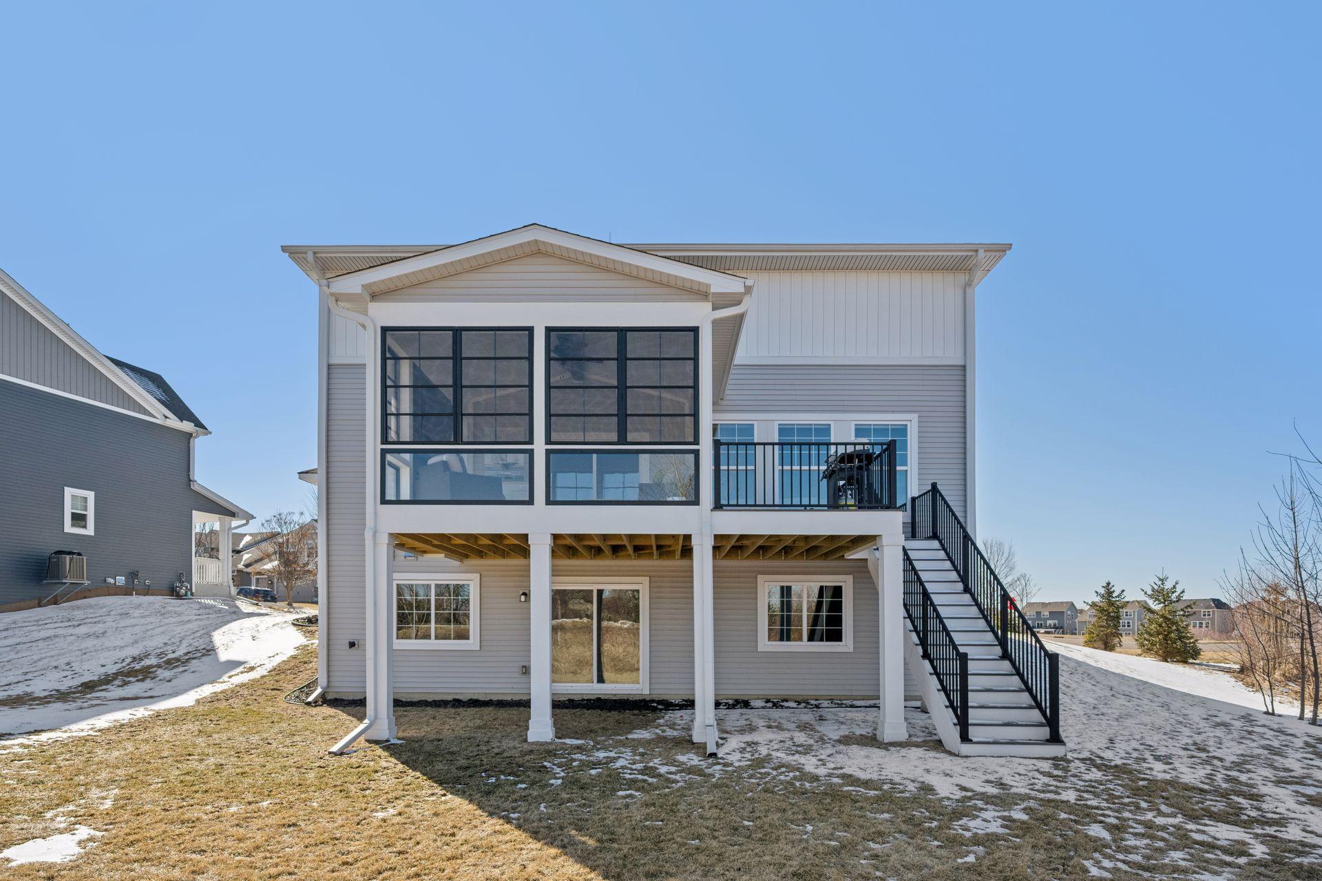 Recently added 3 season porch & deck