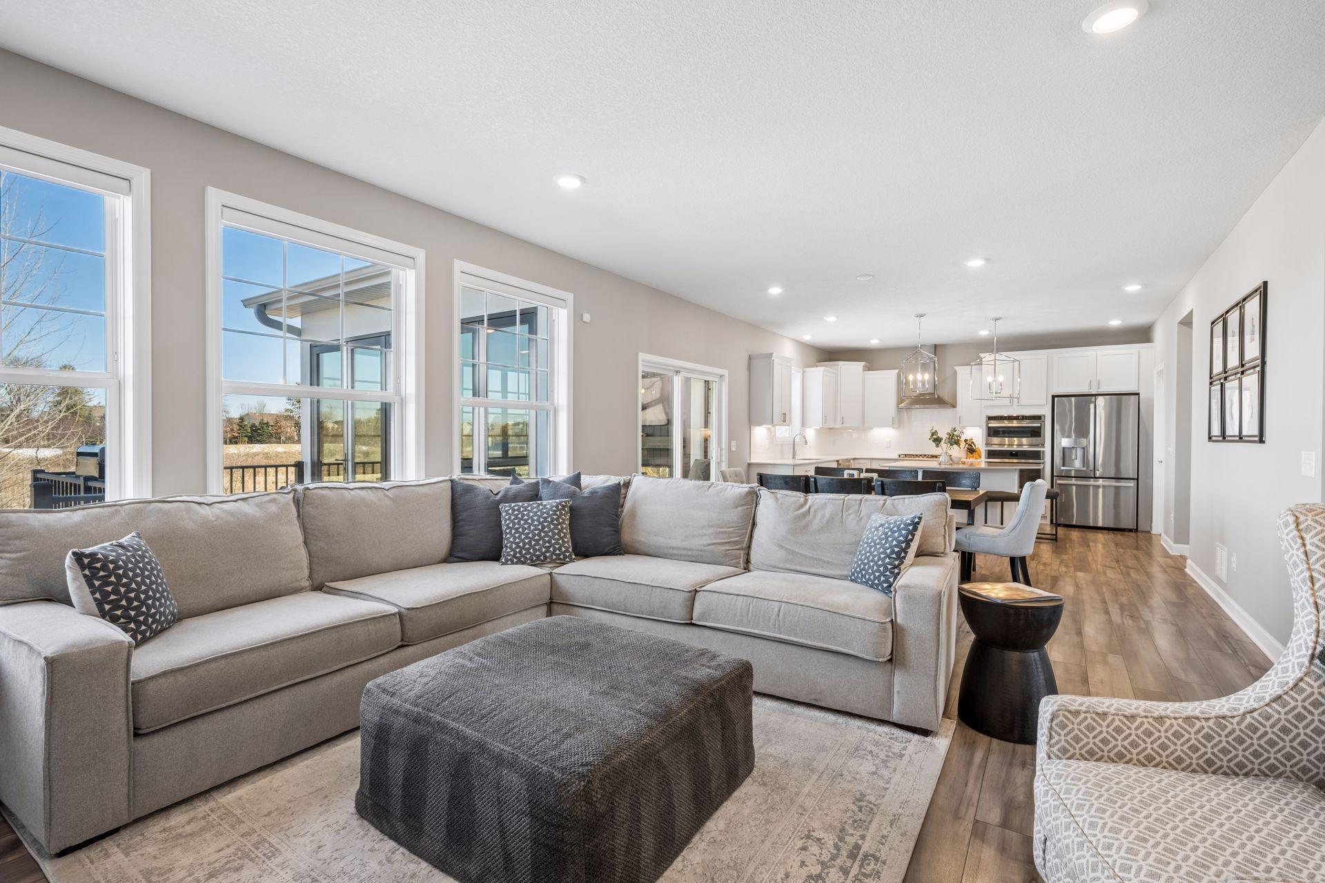 Easy flow throughout main level