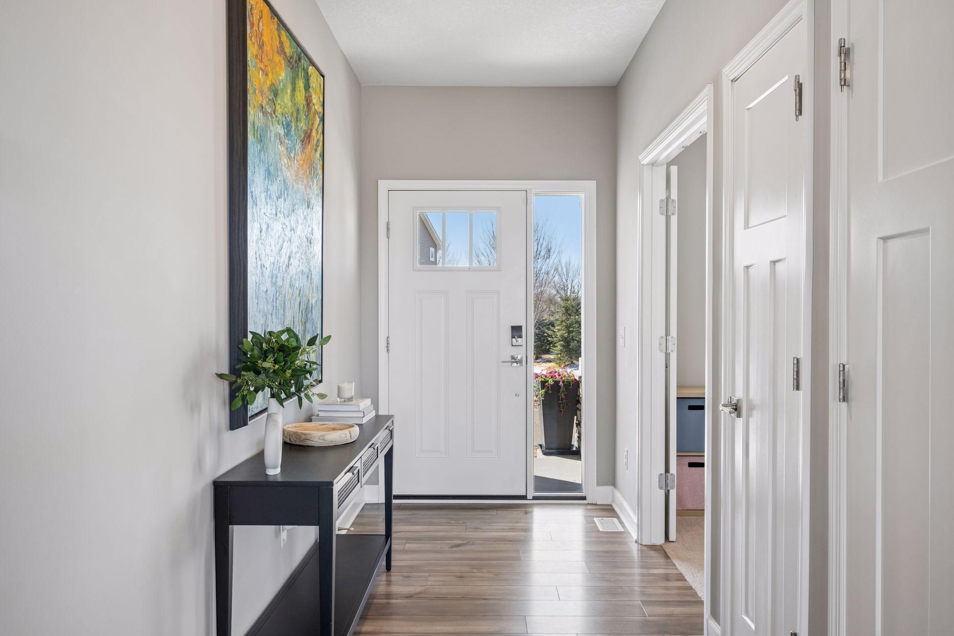 Bright & open entryway