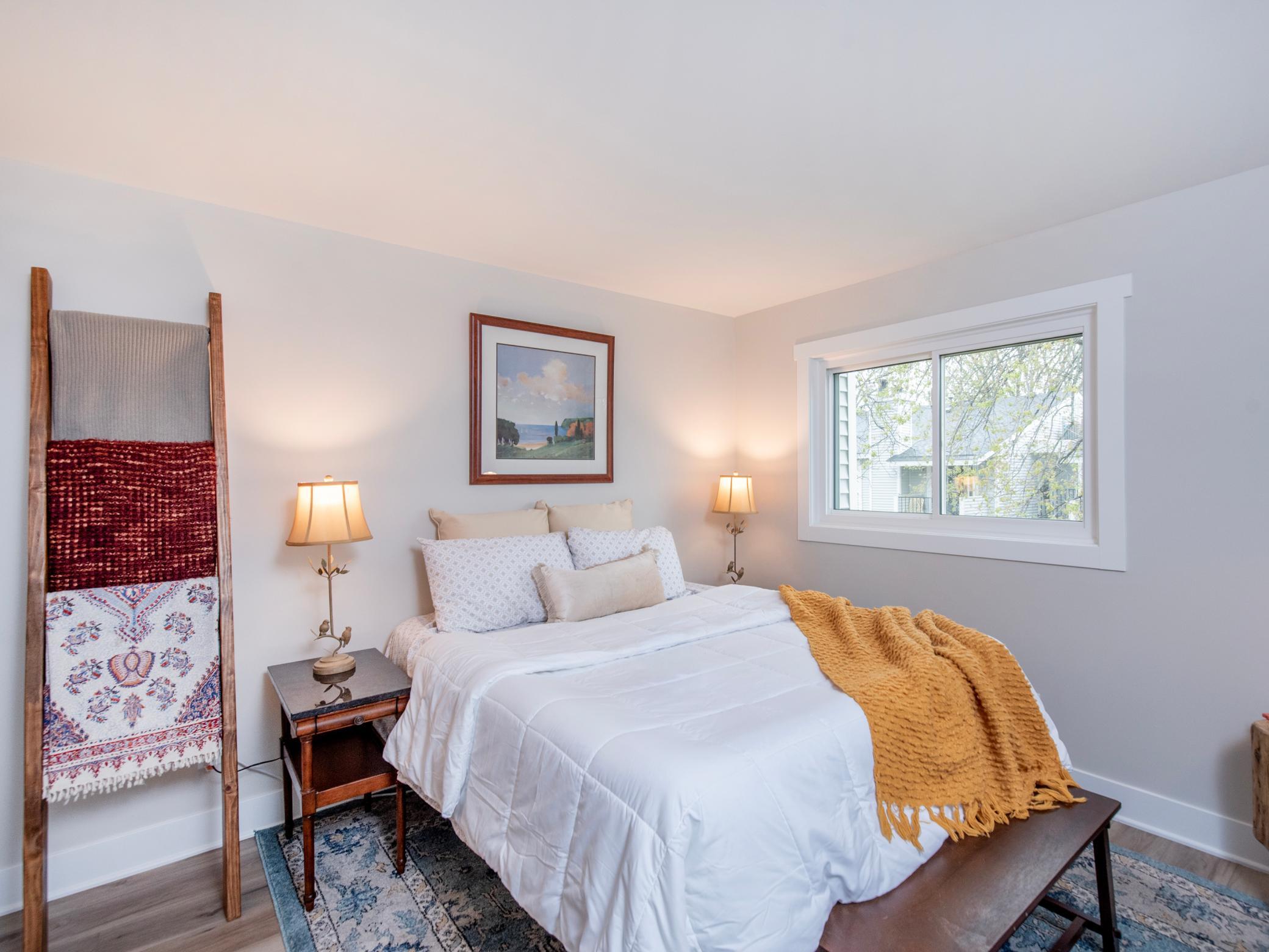 Spacious bedroom