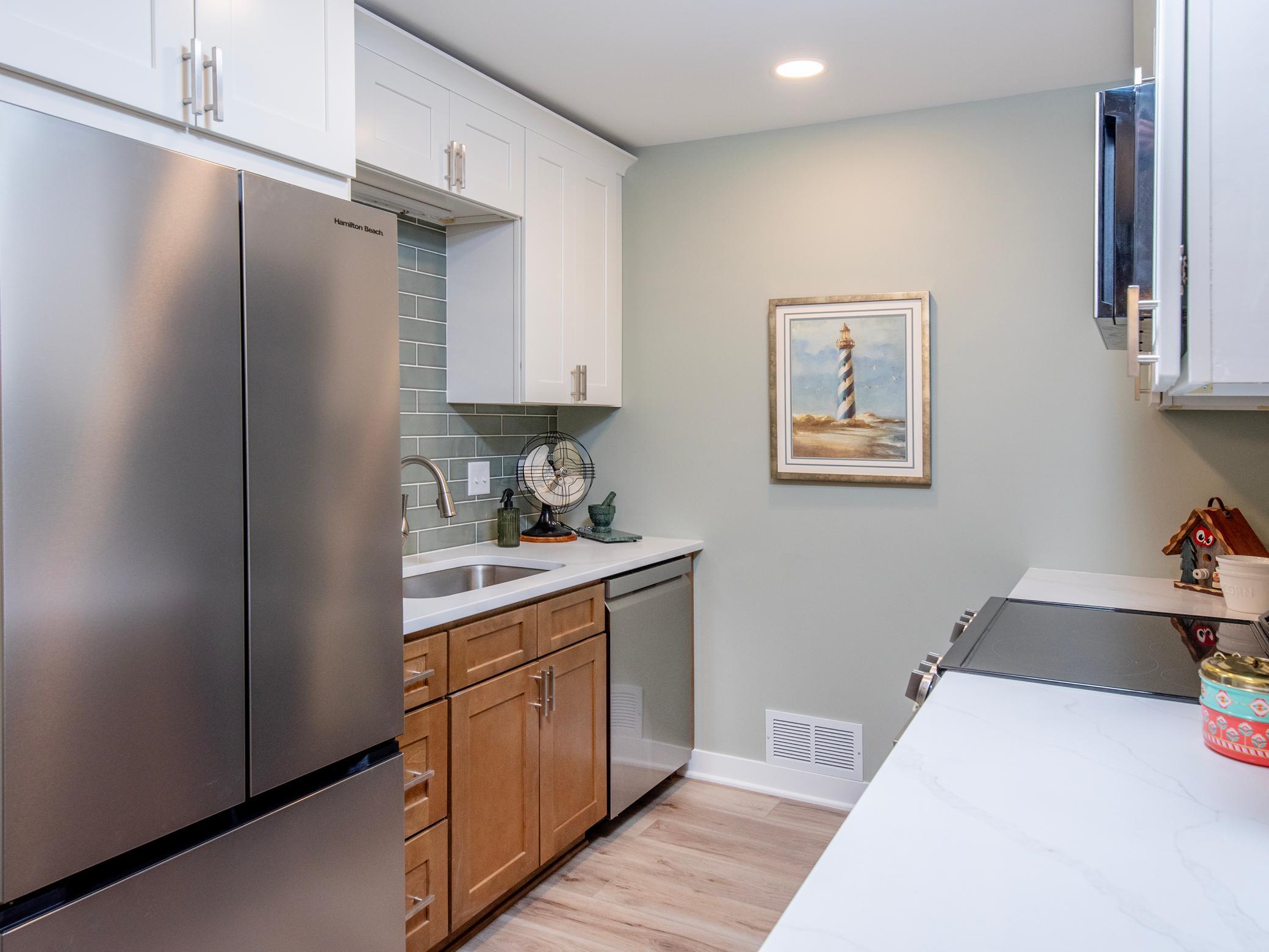 New stainless steel appliances