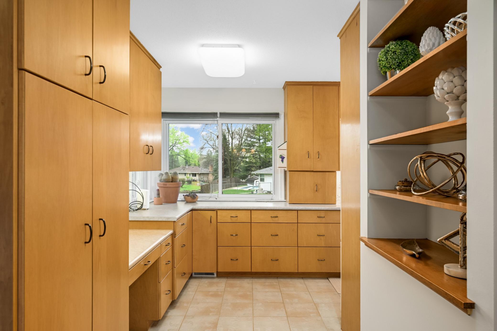 Kitchen storage galore