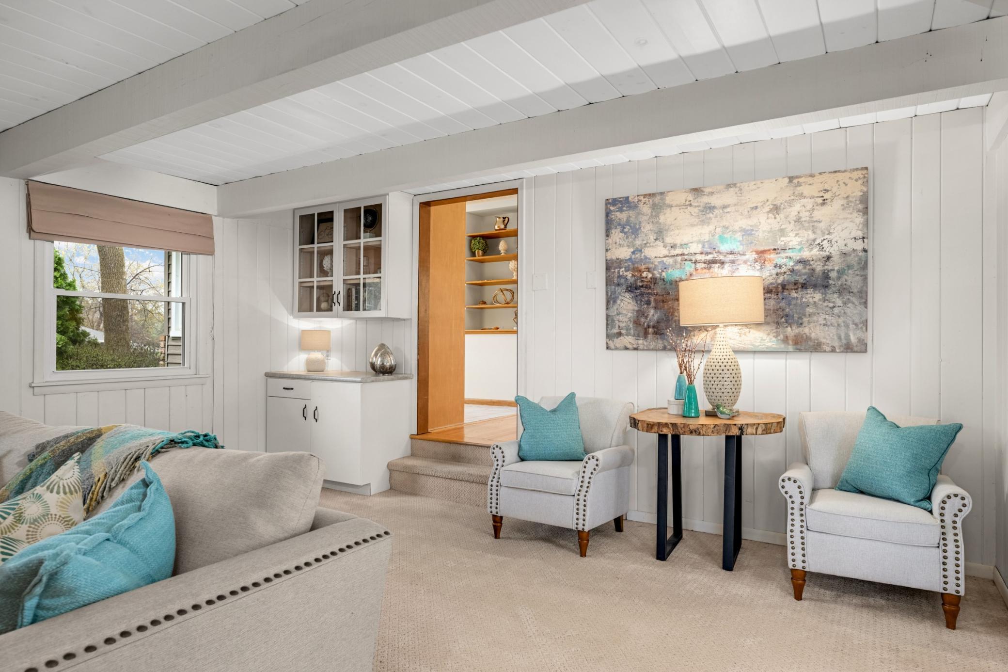 Family room to living/dining room