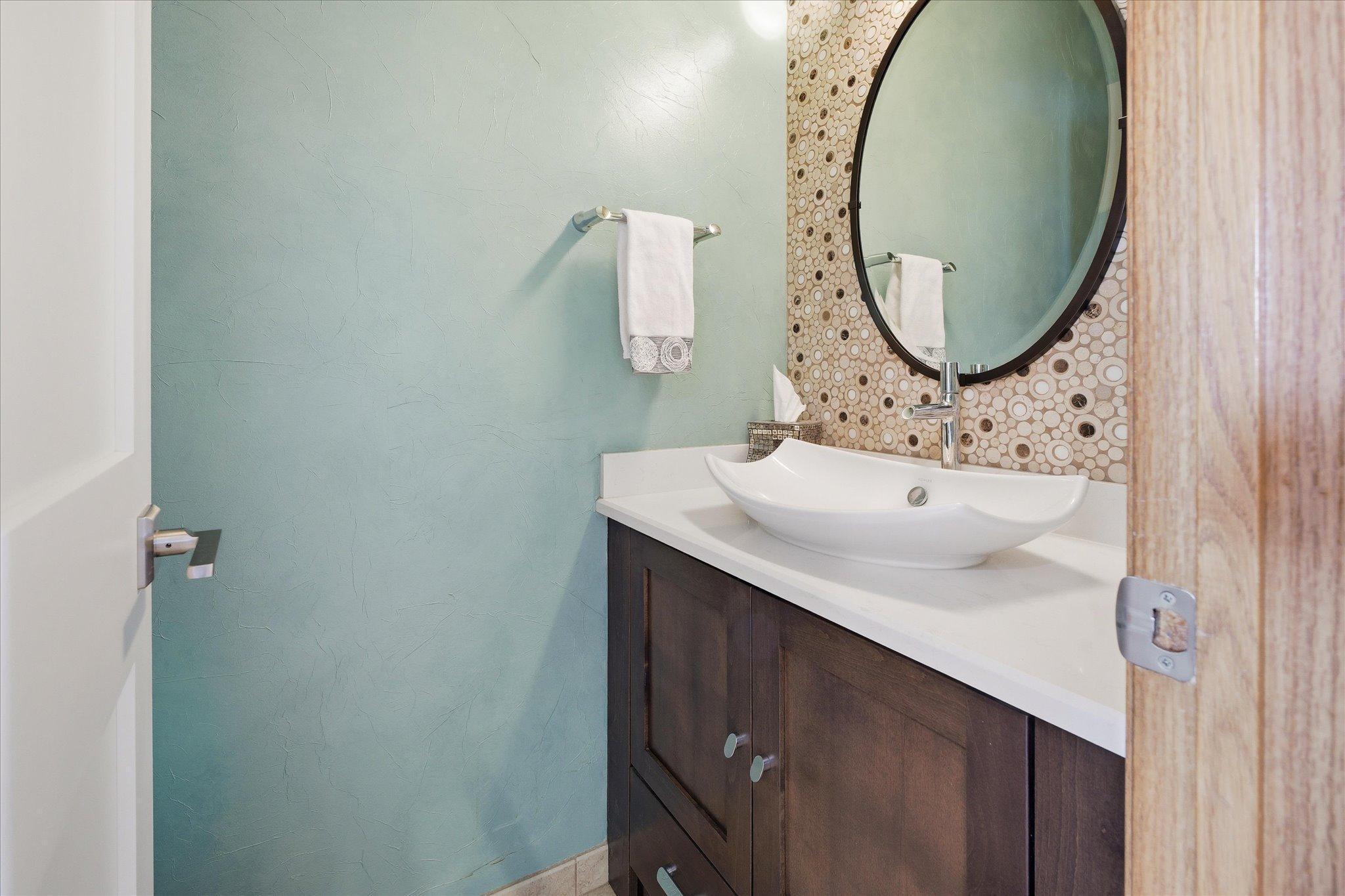 Main floor powder room.