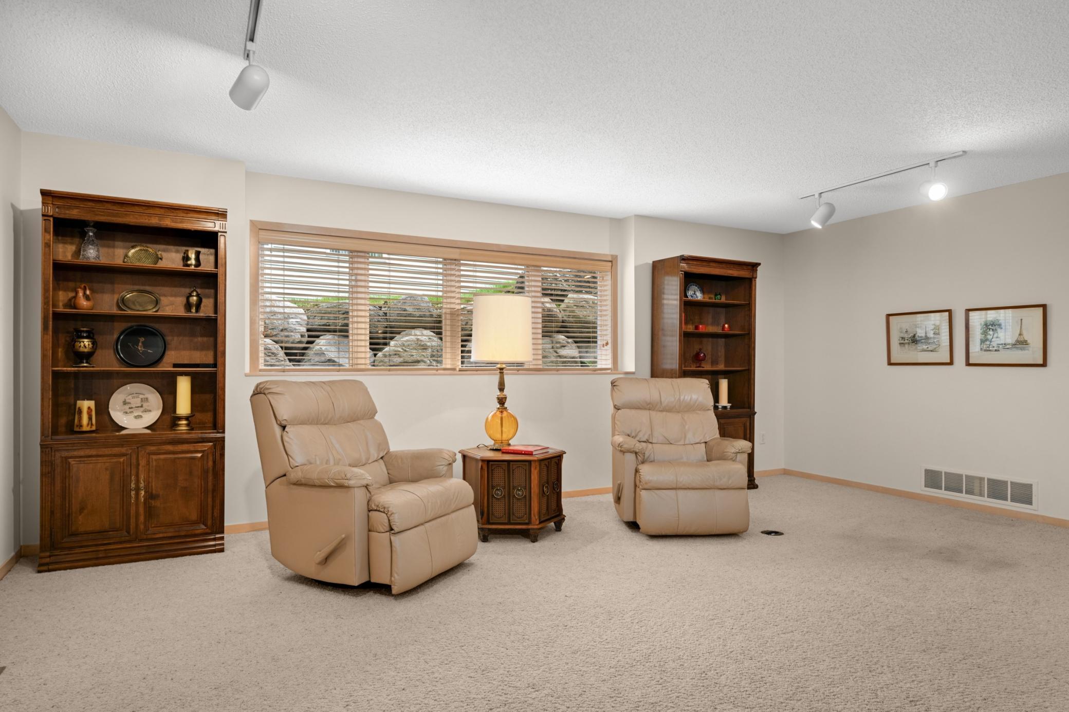 4 large daylight windows in the Family Room
