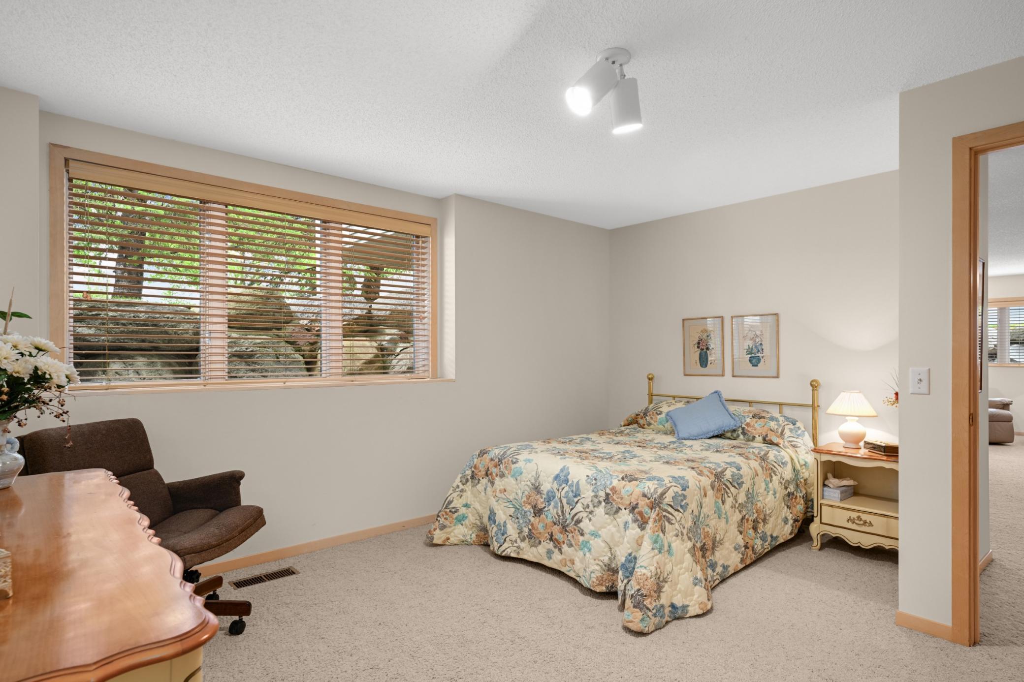 The second bedroom with a daylight window.
