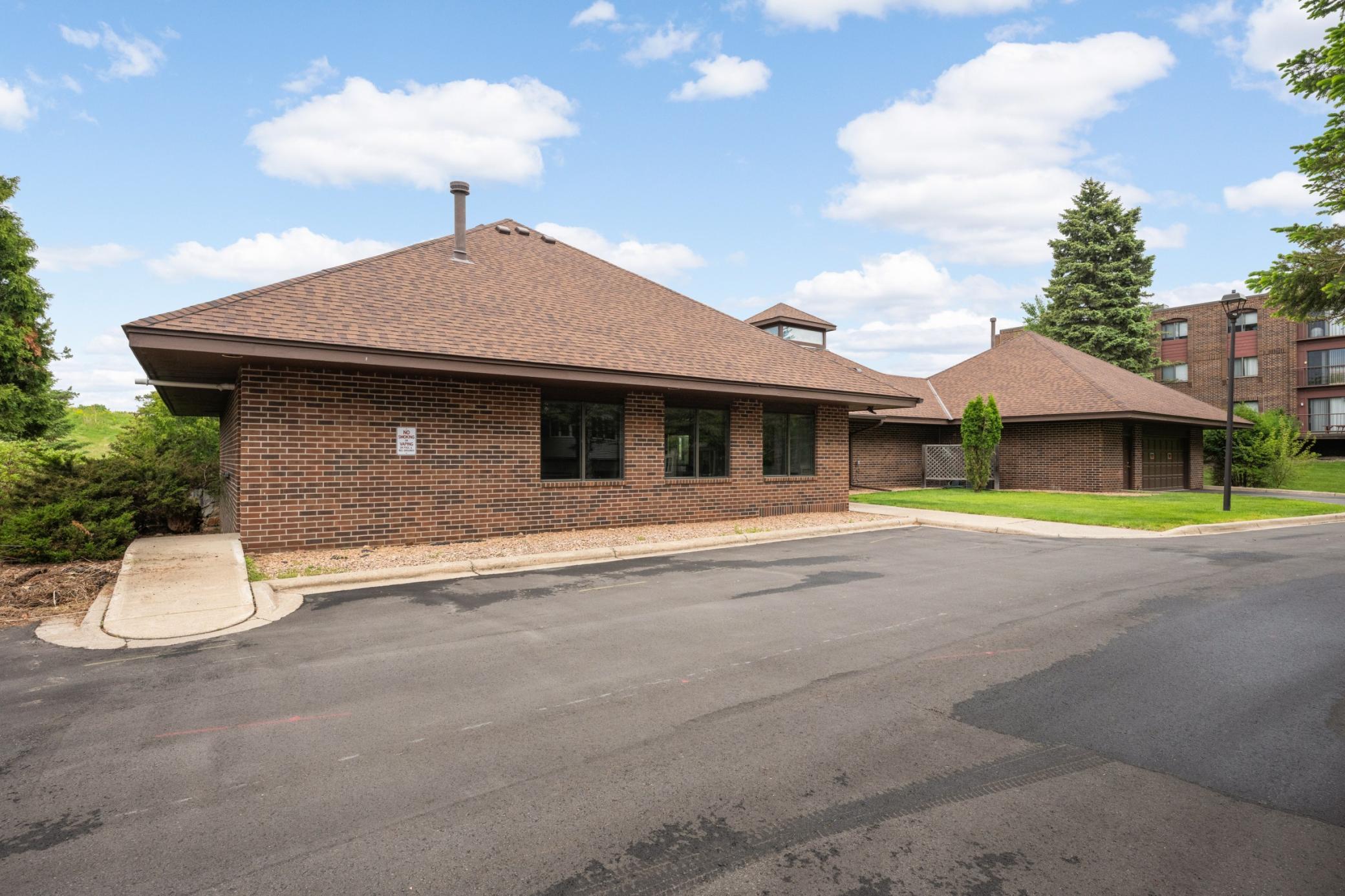 This community has a Club House with a community room and and outdoor pool just around the corner.