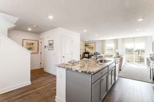 Lots of cabinets and storage, including the pantry closet! *Model home, colors and selections will vary.