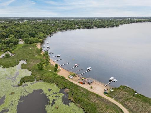 Another view of Lake Pulaski and the association beach area