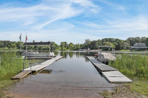 Another view of the private boat launch area for association members.