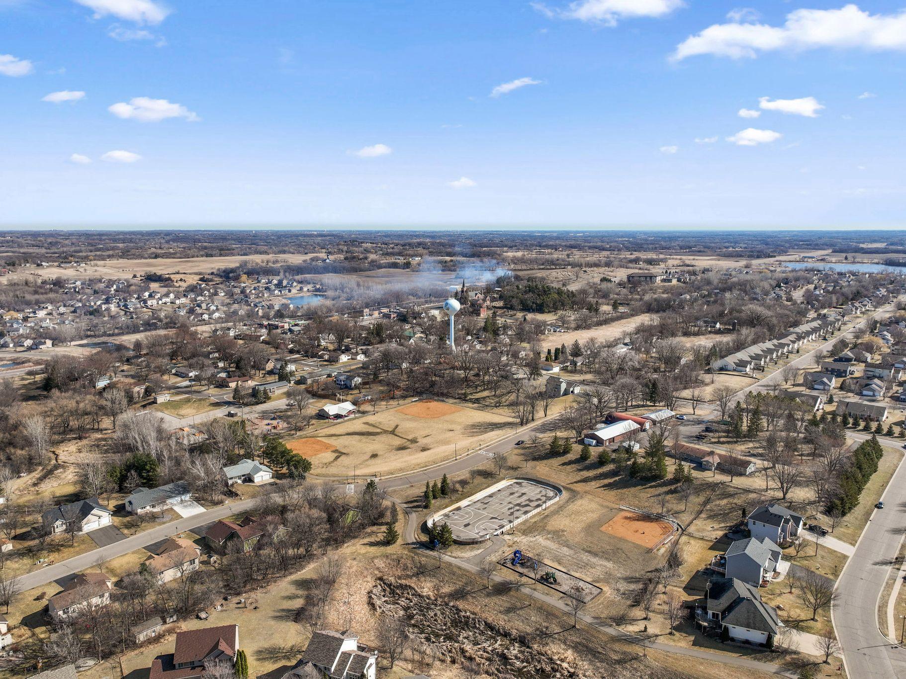 Aerial View of Elk New Market