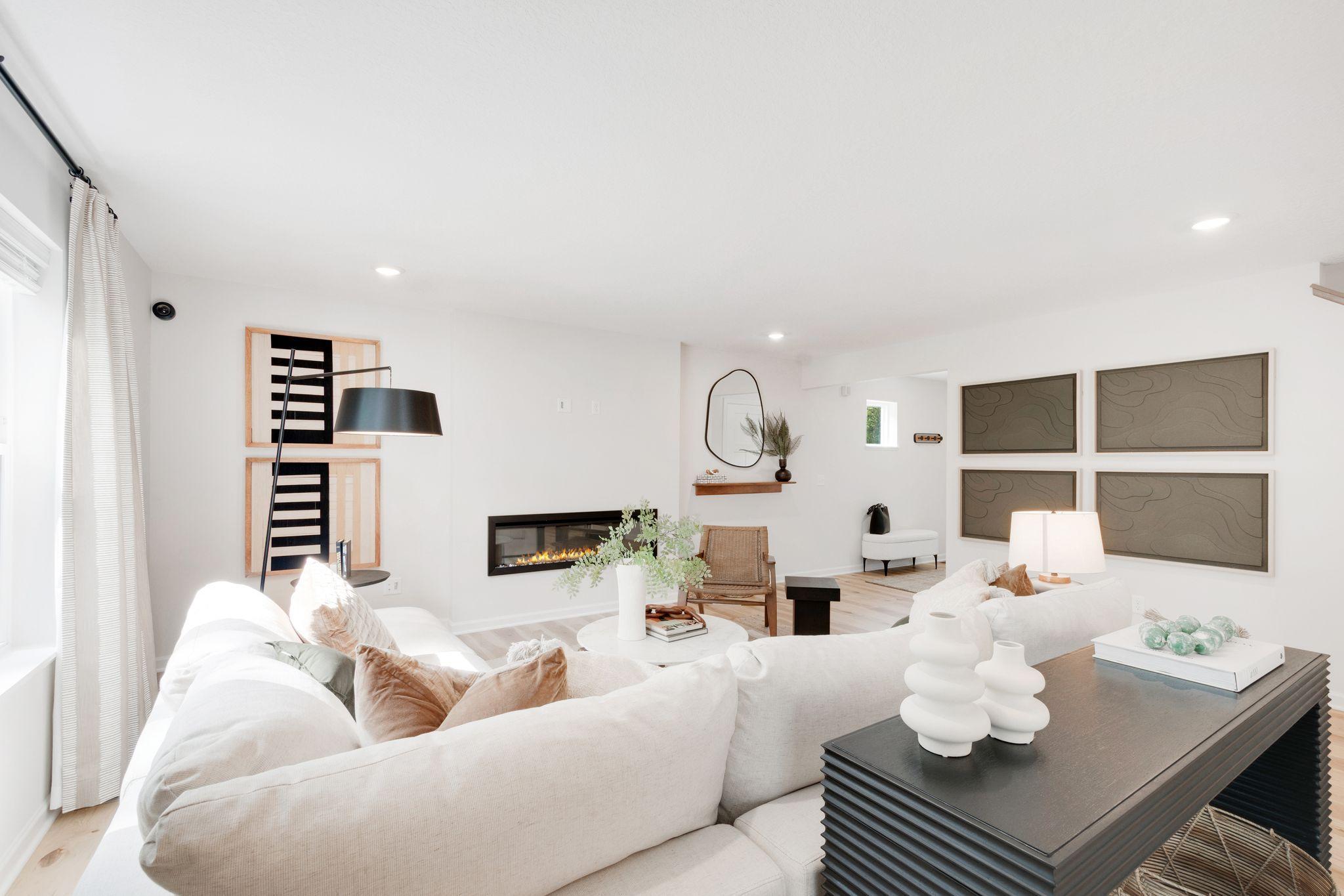 Living Room - Picture of Model Home